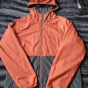 Columbia Orange Windbreaker Jacket: M